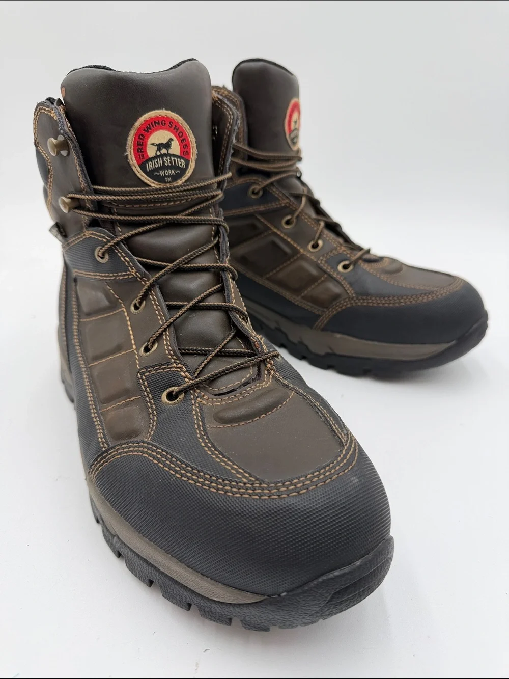 RED WING IRISH SETTER sz11 Ely Rugged Waterproof Work Boots